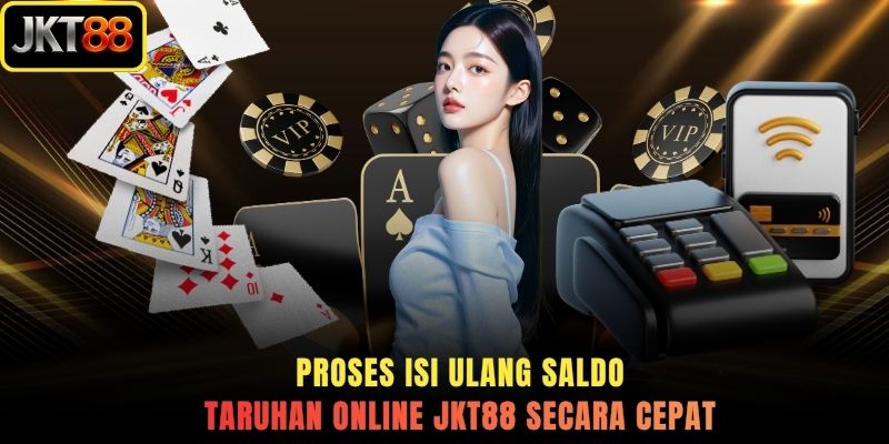 Proses isi ulang saldo taruhan online JKT88 secara cepat